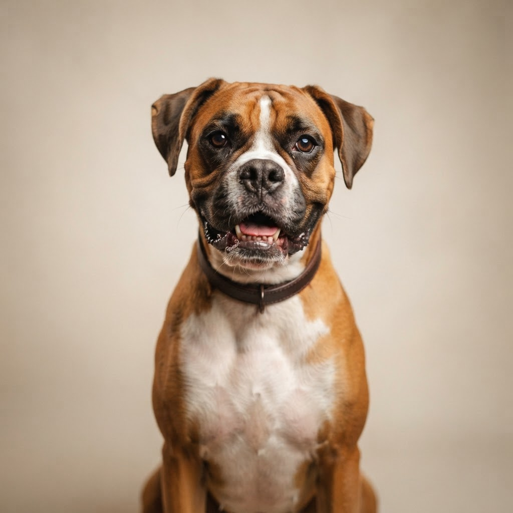 A friendly Boxer