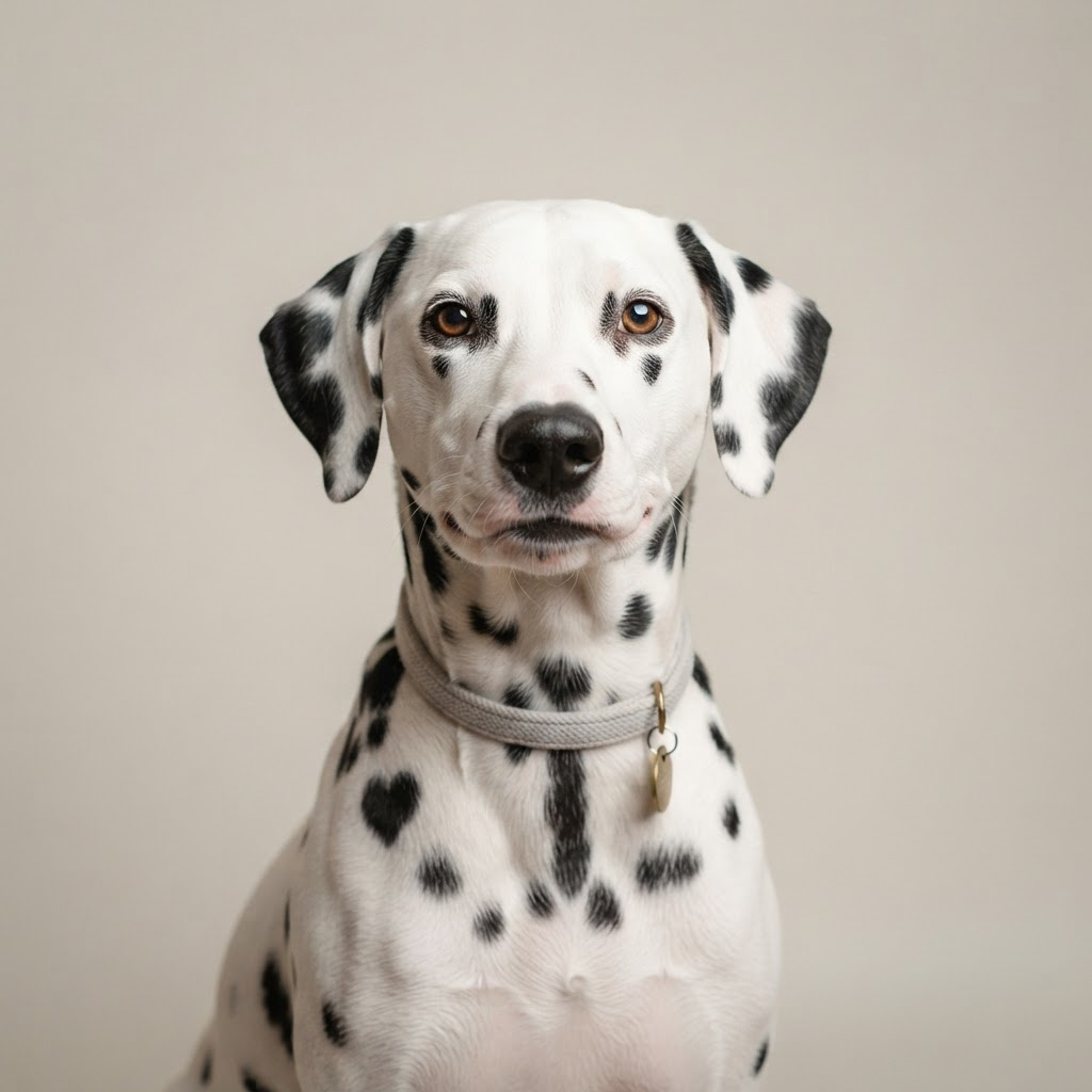A friendly Dalmatian